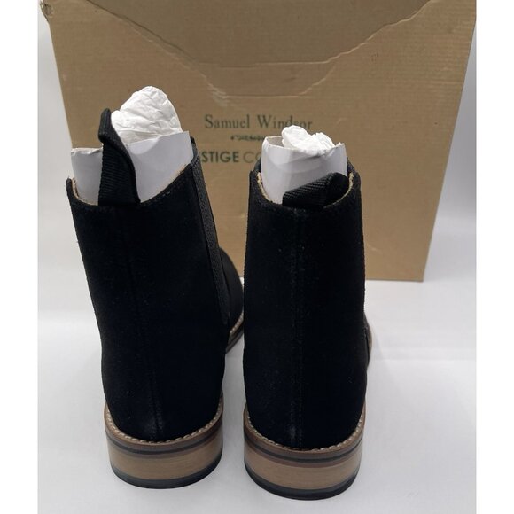 Samual Windsor Men’s Chelsea Boots  Size 6 UK Hand Made Quality Black Suede - Picture 4 of 8